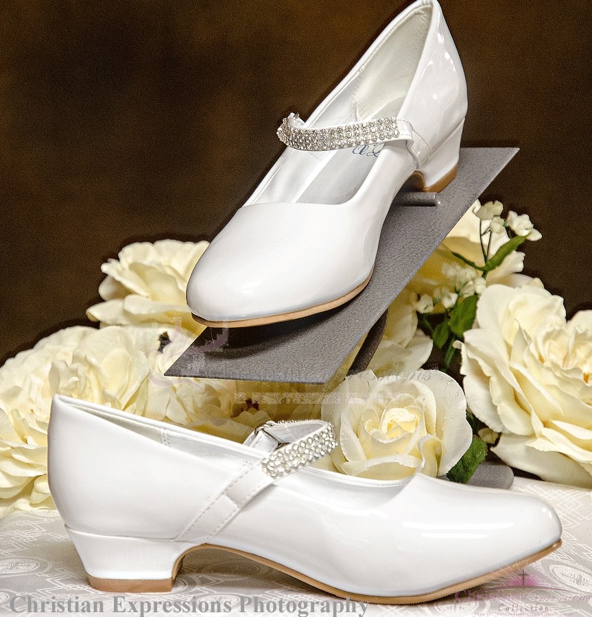 white communion shoes size 1